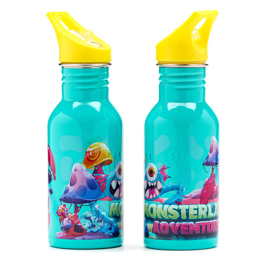 monsterland water revolution 500ml stainless steel canteen