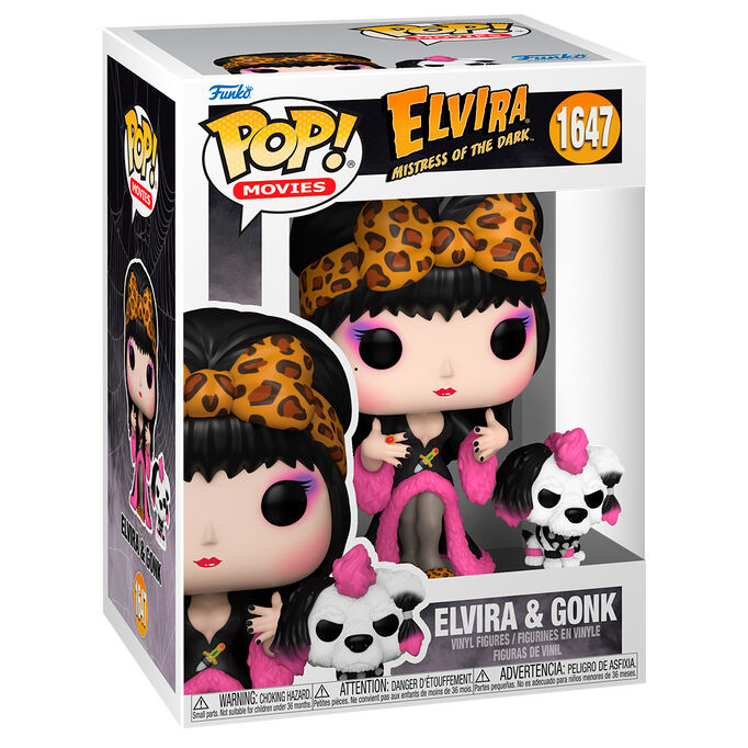 pop figure elvira mistress of the dark elvira & gonk