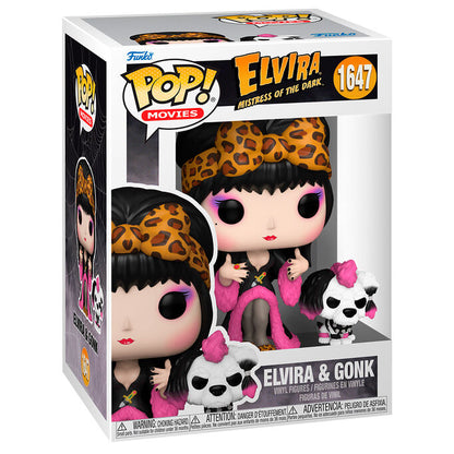 pop figure elvira mistress of the dark elvira & gonk