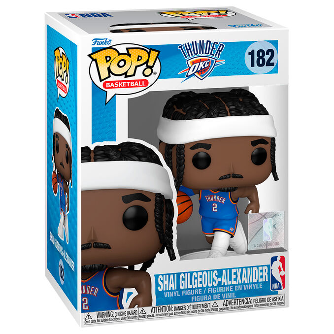 pop figure nba thunder okc shai gilgeous alexander