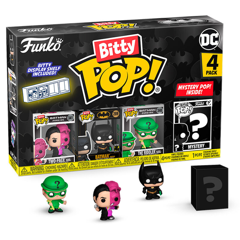 blister 4 figures bitty pop dc comics batman 85th anniversary two face
