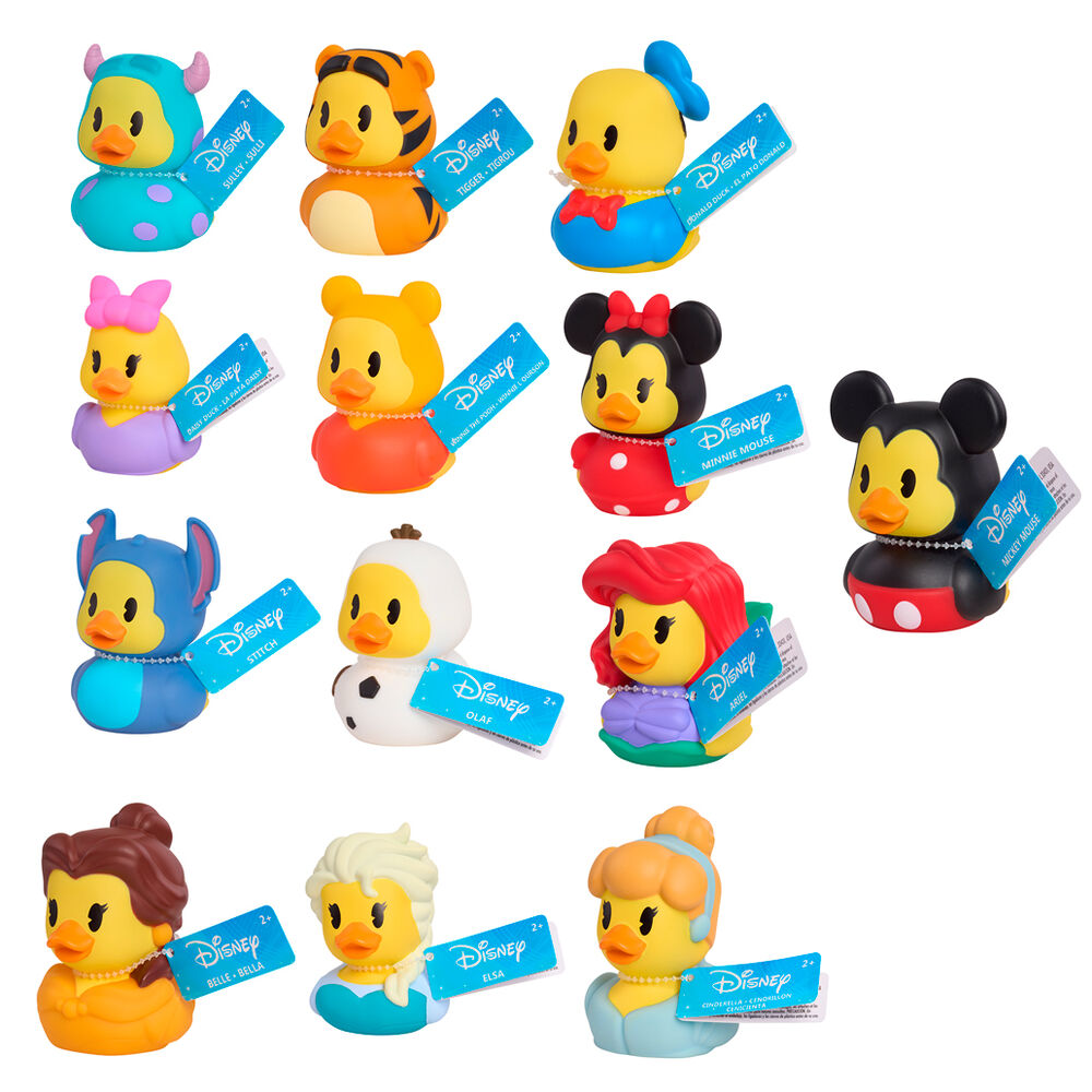 disney rubber duck 6cm assorted