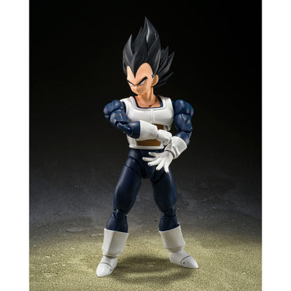 figure sh figuarts vegeta old vattle clothes dragon ball z 14cm
