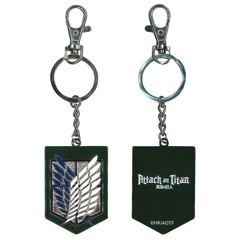 attack on titan logo keychain