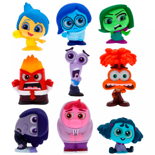 Set of 9 Inside Out 2 Doorables Disney Pixar figures, 4cm