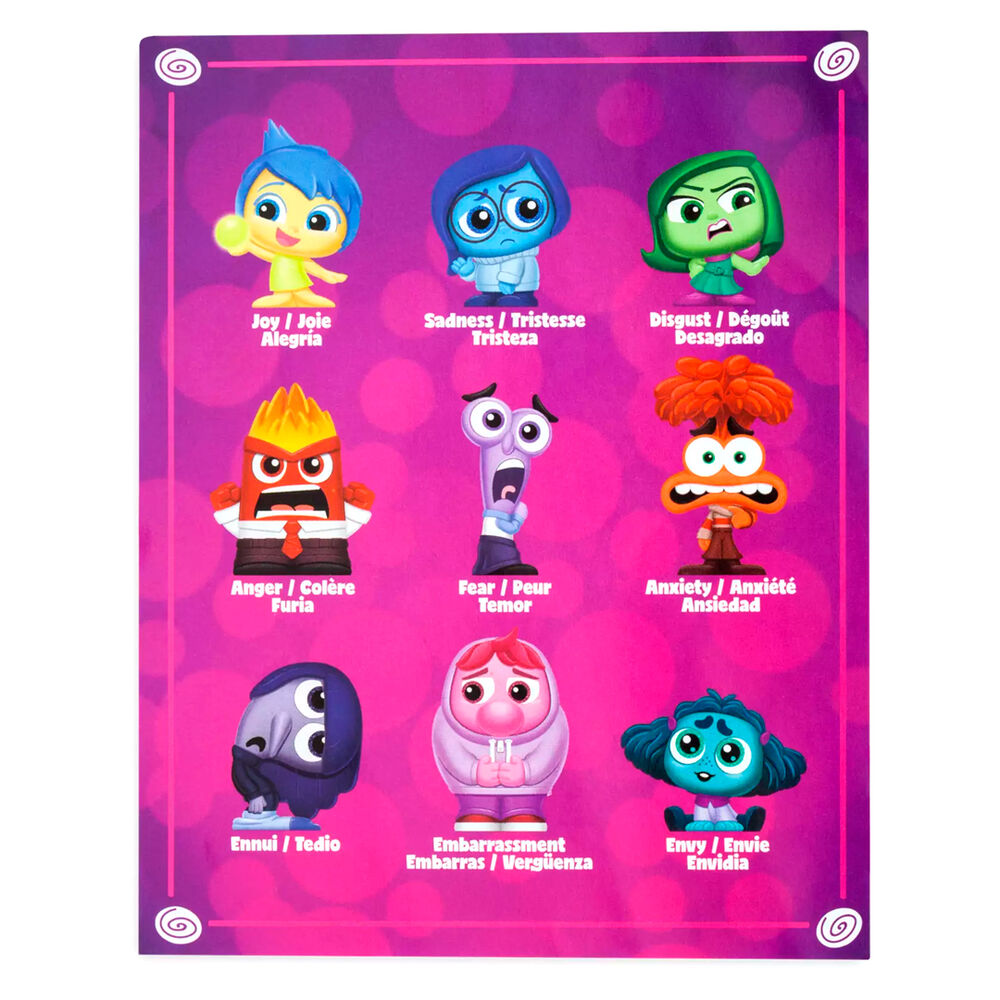 Zestaw 9 figurek Disney Pixar Inside Out 2 Doorables 4 cm