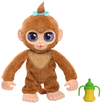 interactive plush peanut monkey playful furreal