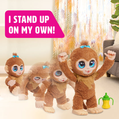 Interactive Plush Peanut Monkey Playful FurReal