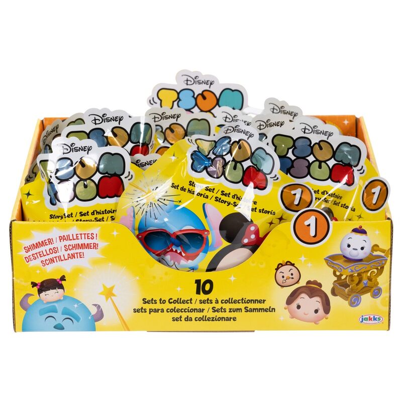 Enveloppe surprise contenant une figurine Disney Tsum Tsum à finition spéciale (modèles assortis).