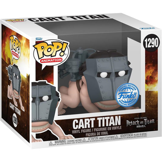 figure pop super attack on titan cart titan exclusive