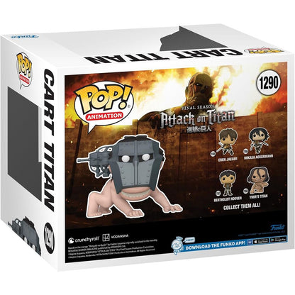 Figura Pop Super Attack On Titan Cart Titan Exclusiva
