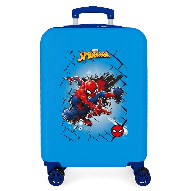 spiderman marvel abs trolley suitcase 55cm
