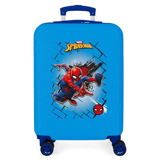 spiderman marvel abs trolley suitcase 55cm
