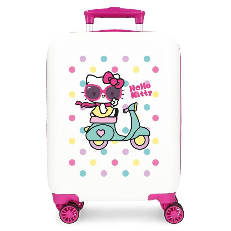 girl gang hello kitty abs trolley suitcase 40cm