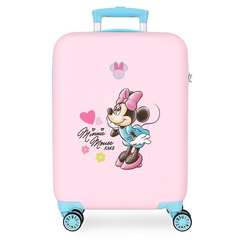 imagine minnie disney abs trolley suitcase 55cm