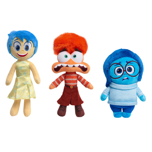 Peluche de Disney Pixar Inside Out 2 de 20 cm con sonido en inglés (surtido)