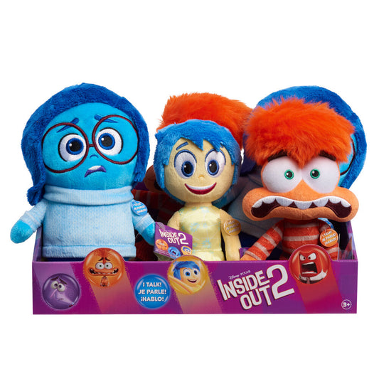 Disney Pixar Inside Out 2 Plush Toy 20cm English Sound Assorted