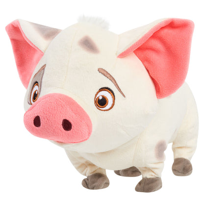 O brinquedo de pelúcia Pua anda e rosna  Moana 2 da Disney