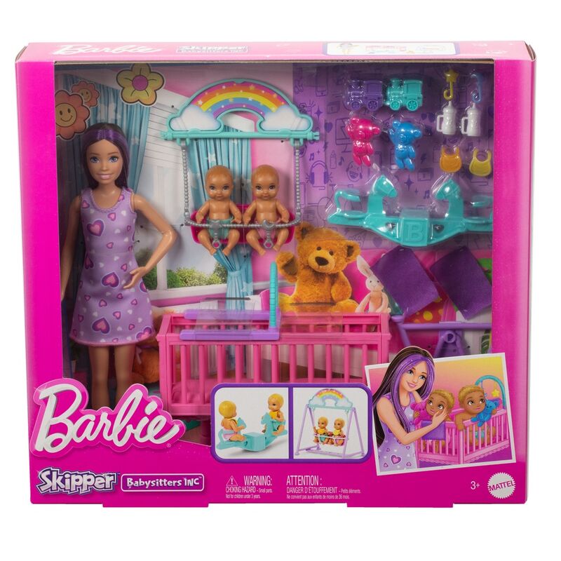 barbie skipper doll  babysitter for twins