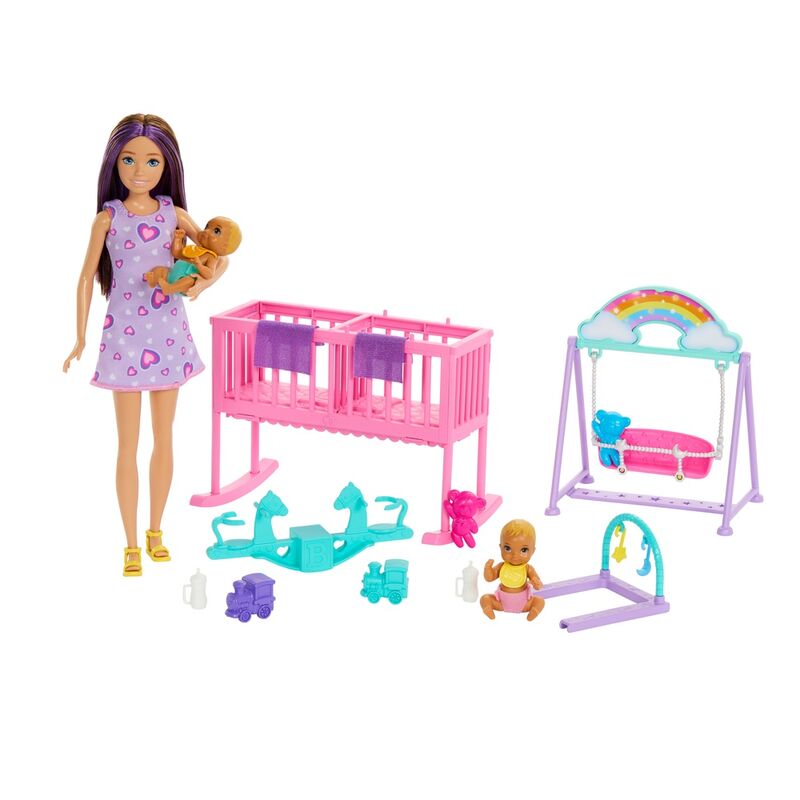 Boneca Barbie Skipper babá de gêmeos