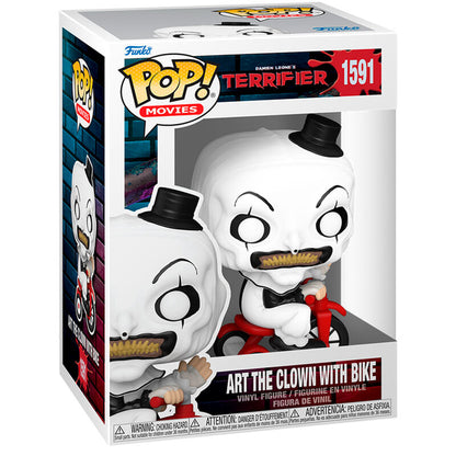 Figura POP de Terrifier Art el Payaso con Bicicleta