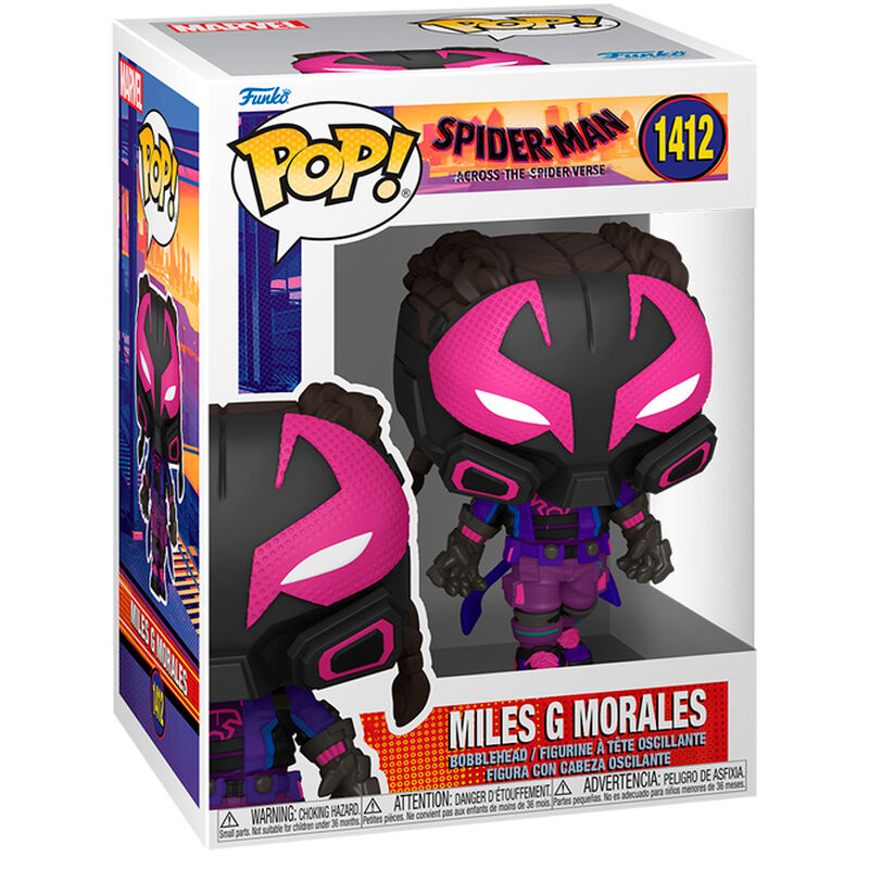 pop figure marvel spiderman across the spider verse miles g morales