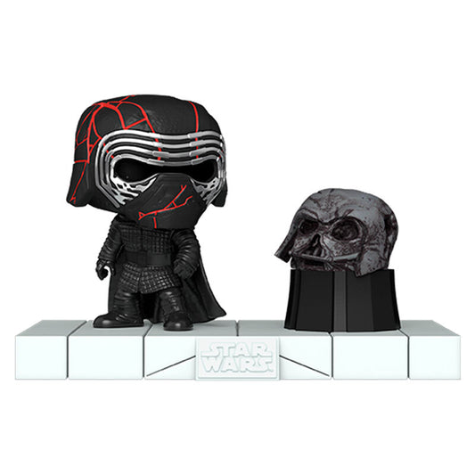 deluxe pop figure star wars kylo ren with darth vader helmet