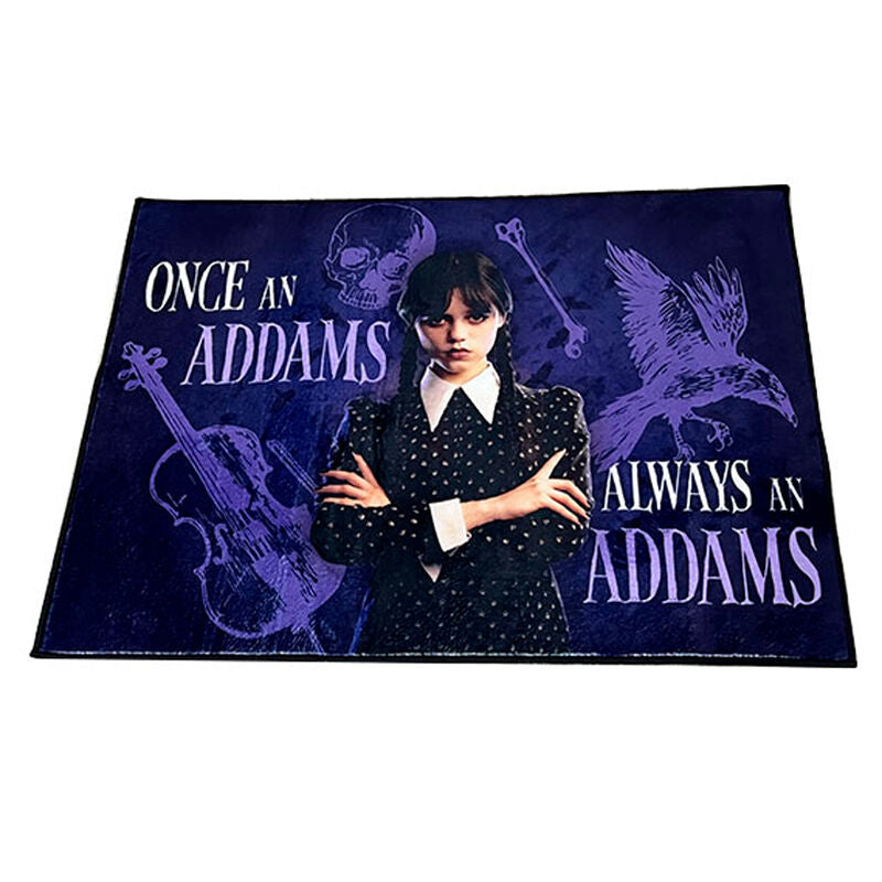 one and addams wednesday indoor rug 80x60cm