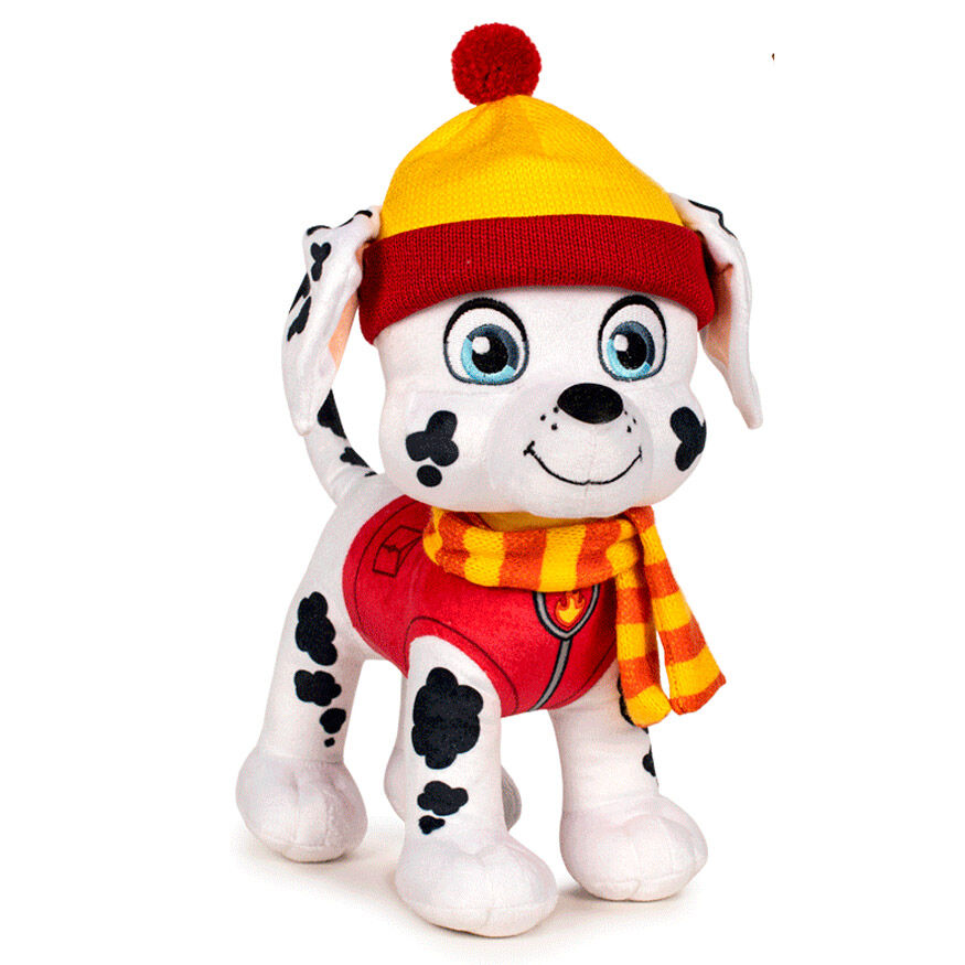 paw patrol marshall winter plush toy 27cm