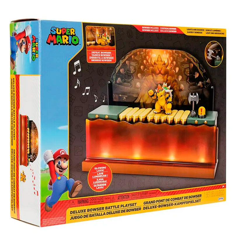 Super Mario Bros. Deluxe Bowser Battle Playset