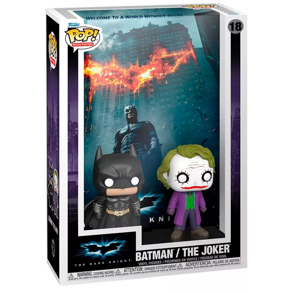 figure pop movie poster dc comics the dark knight batman & joker