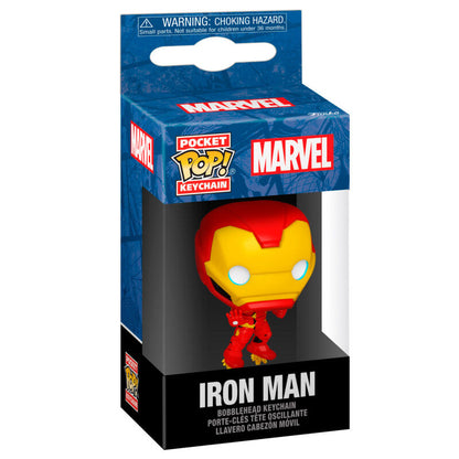 pocket pop keychain marvel iron man classics