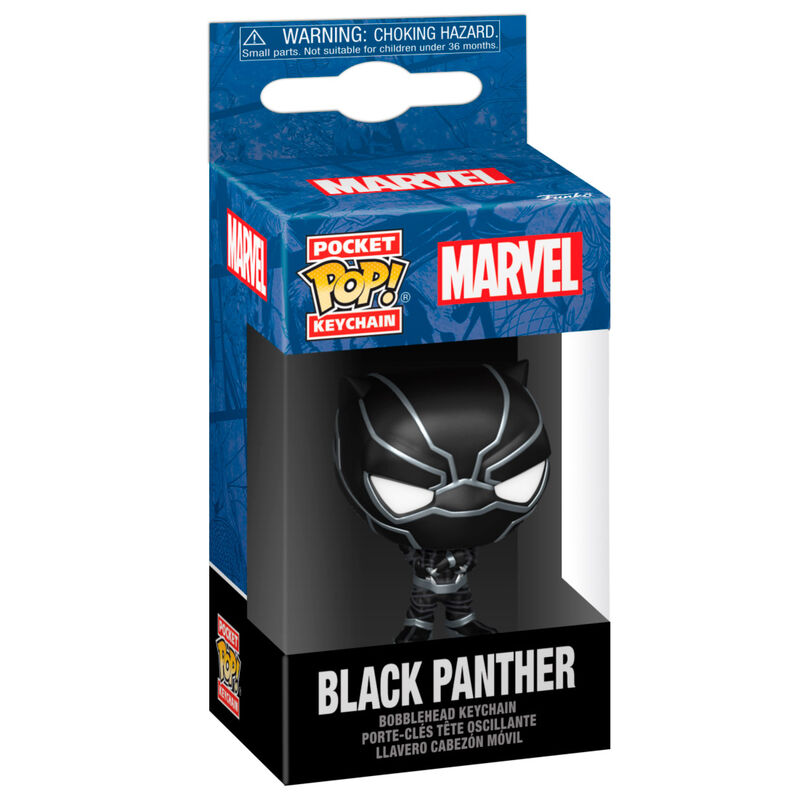 pocket pop marvel black panther classics keychain