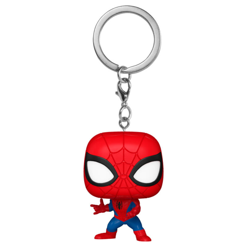 pocket pop marvel spider man classics keychain