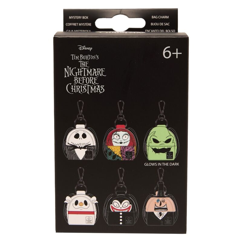 Chaveiro Mini Mochila Sortida Disney Nightmare Before Christmas da Loungefly