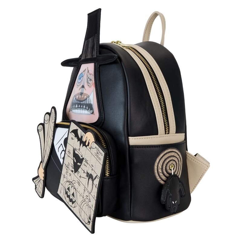 Mayor with Plans Nightmare Before Christmas Lenticular Backpack Loungefly Disney 26cm