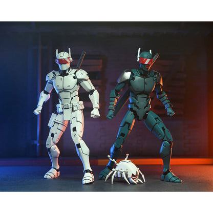 Set di 2 personaggi Synja Patrol Troop Reinforcements Teenage Mutant The Last Ronin Ninja Turtles 18 cm