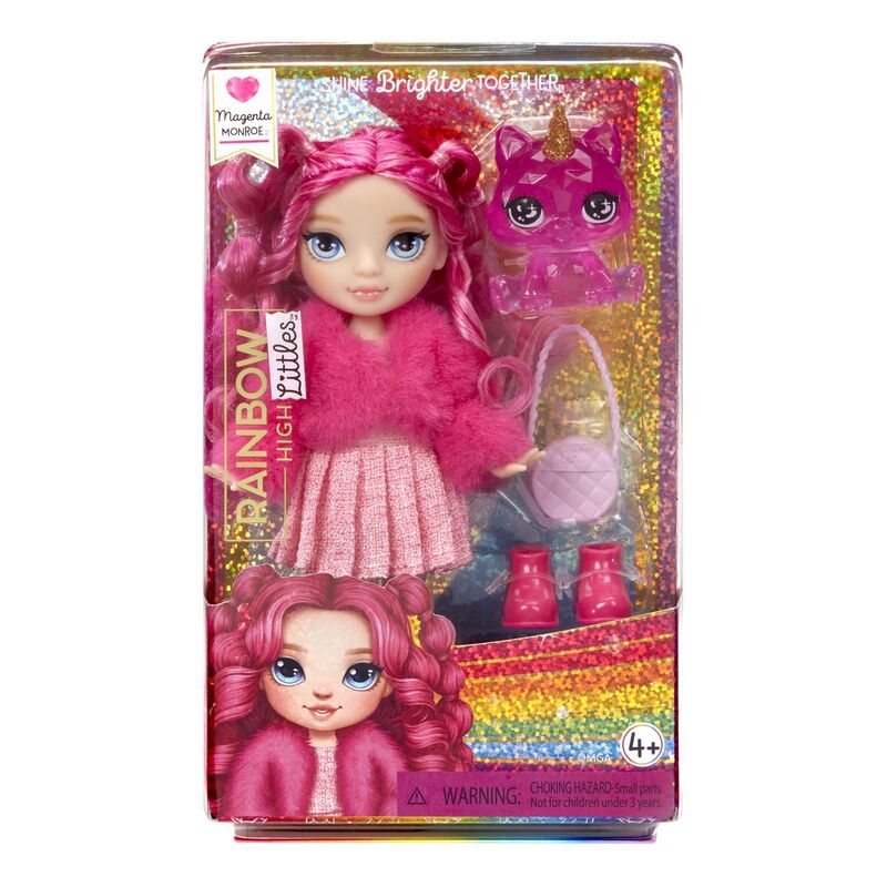 little fashion pink rainbow high doll