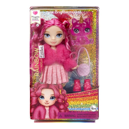 little fashion pink rainbow high doll