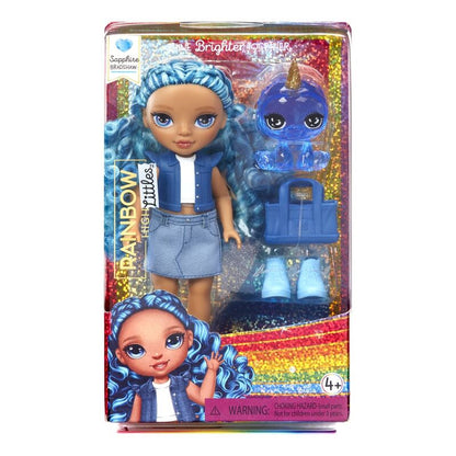 little fashion blue rainbow high doll