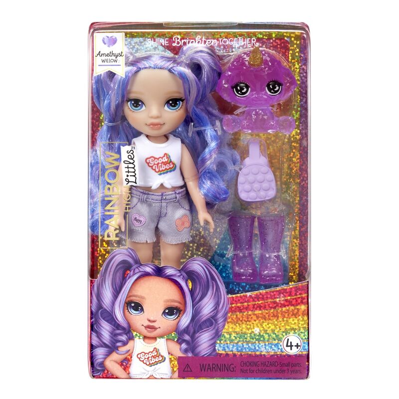 little fashion doll amathyst purple rainbow high