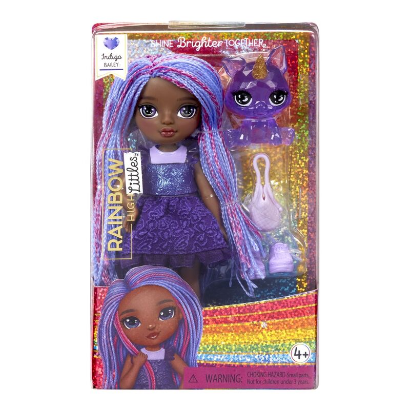 little fashion indigo purple rainbow high doll