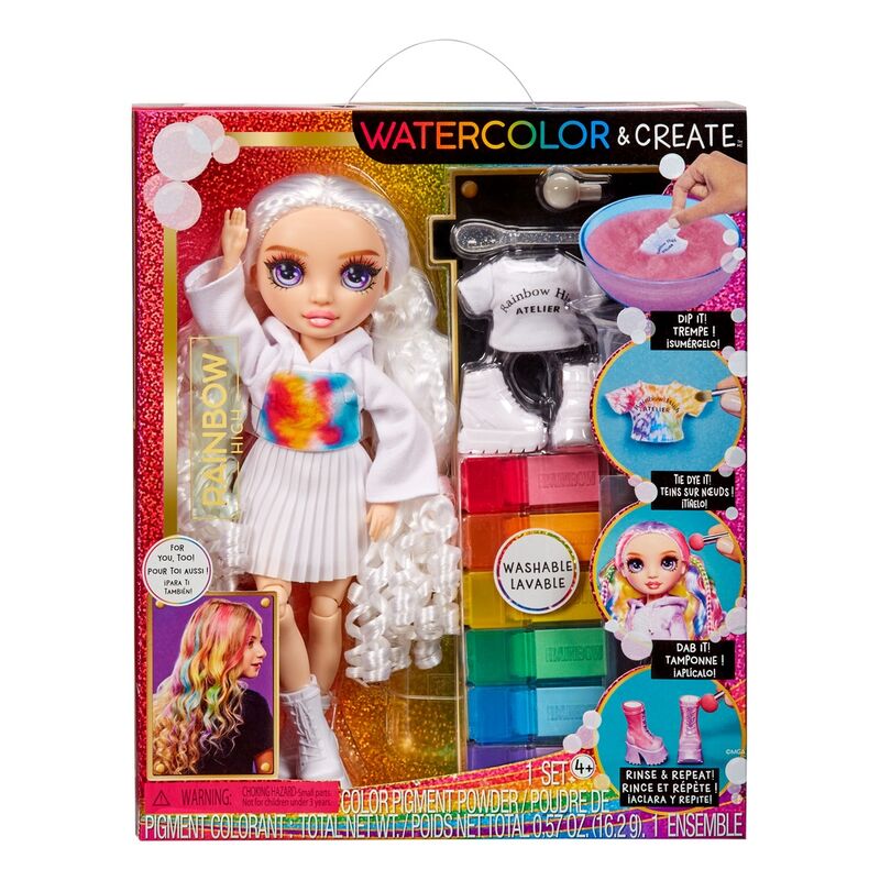 purple eyes rainbow high doll 26cm