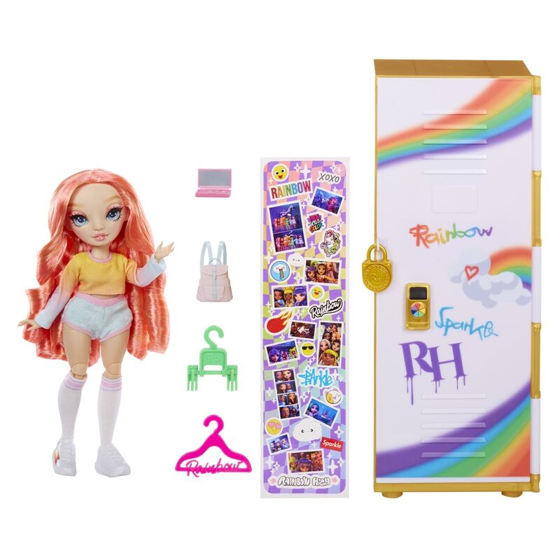rainbow high doll playset with locker