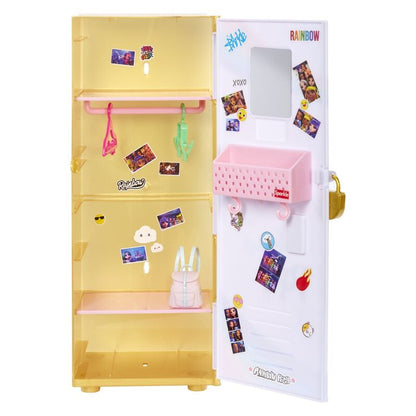 Set da gioco per bambole Rainbow High con armadietto