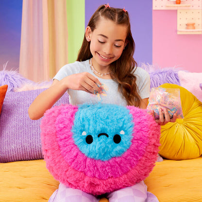 Cuscino di peluche Fluffie Stuffiez con aspirapolvere (colori assortiti)