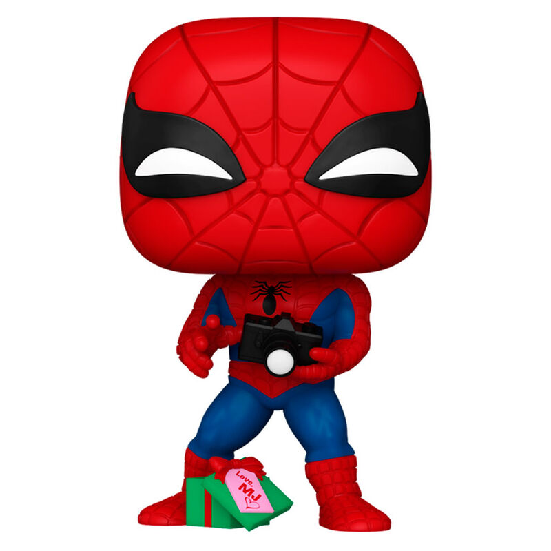 Statuetta POP Marvel Spider Man con regalo