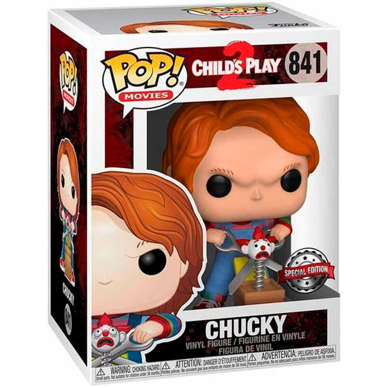 Figura POP exclusiva do Chucky de Brinquedo Assassino 2