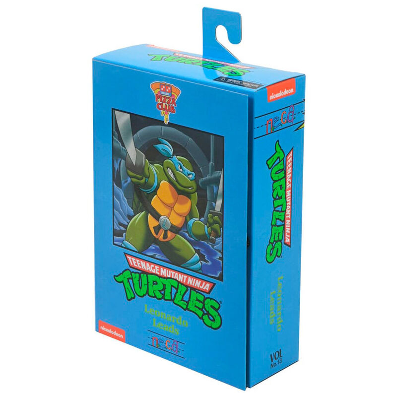 Action figure definitiva delle Tartarughe Ninja di Leonardo Comics alta 18 cm