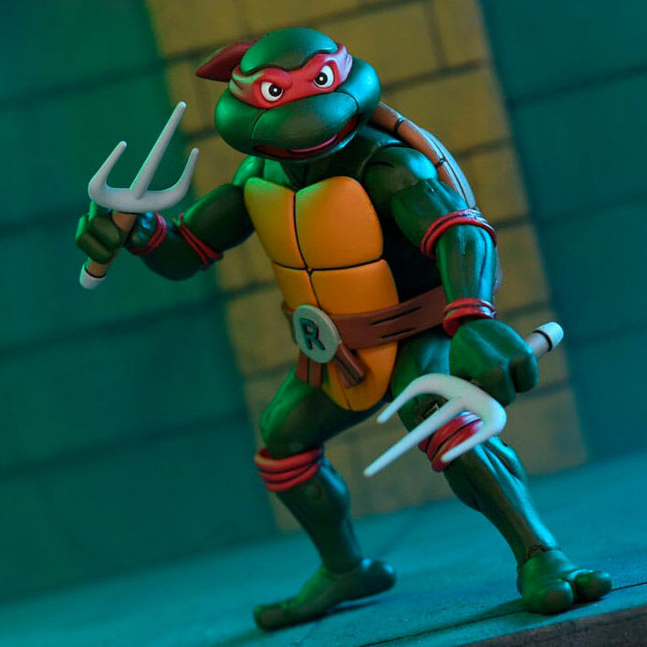 ultimate raphael figure vhs cartoon teenage mutant ninja turtles 18cm